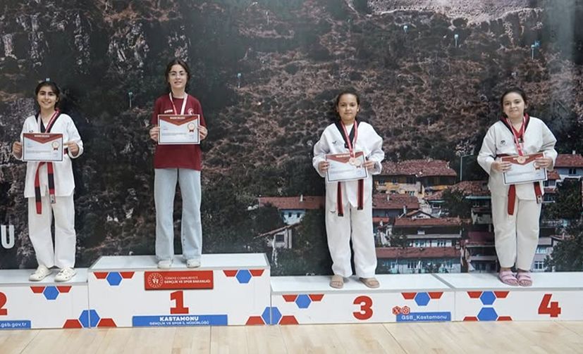 Kastamonu’da taekwondo il seçmesi nefes kesti
