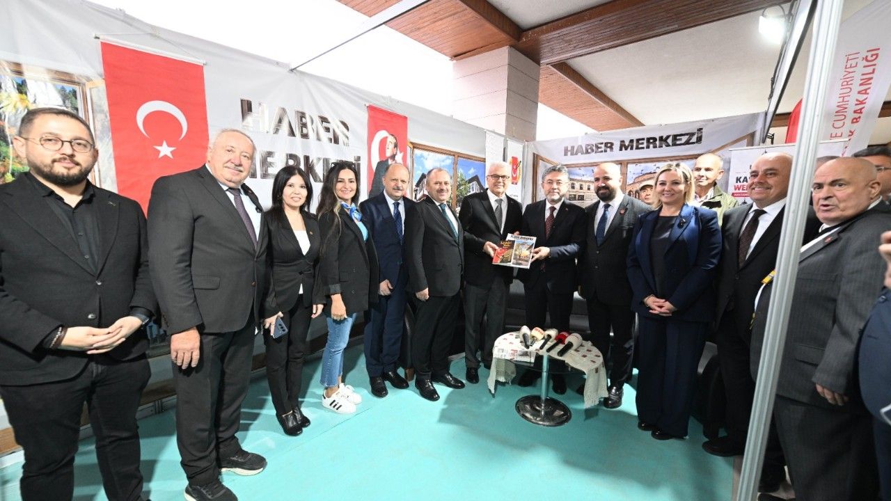 Bakan Yumaklı Ankara'da Kastamonu basını ile buluştu