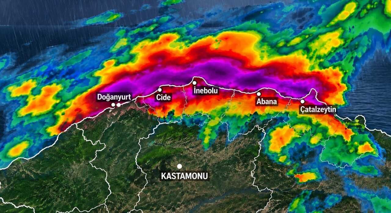 Kastamonu haritası ilk kez morardı!