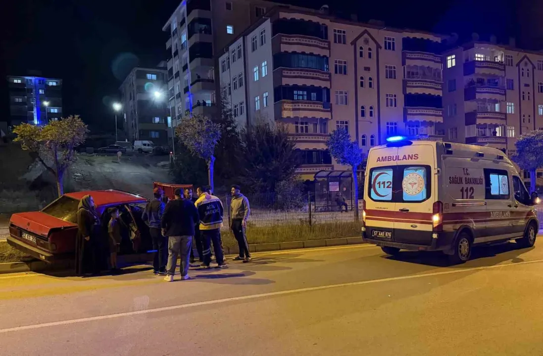 Otomobil ağaca çarptı: 1 yaralı