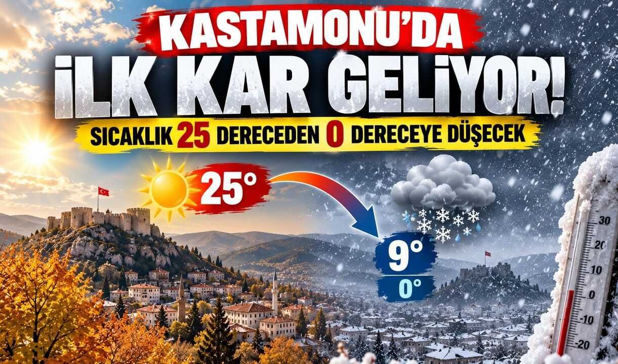 Kastamonu’da termometreler çakılacak! İlk kar geliyor