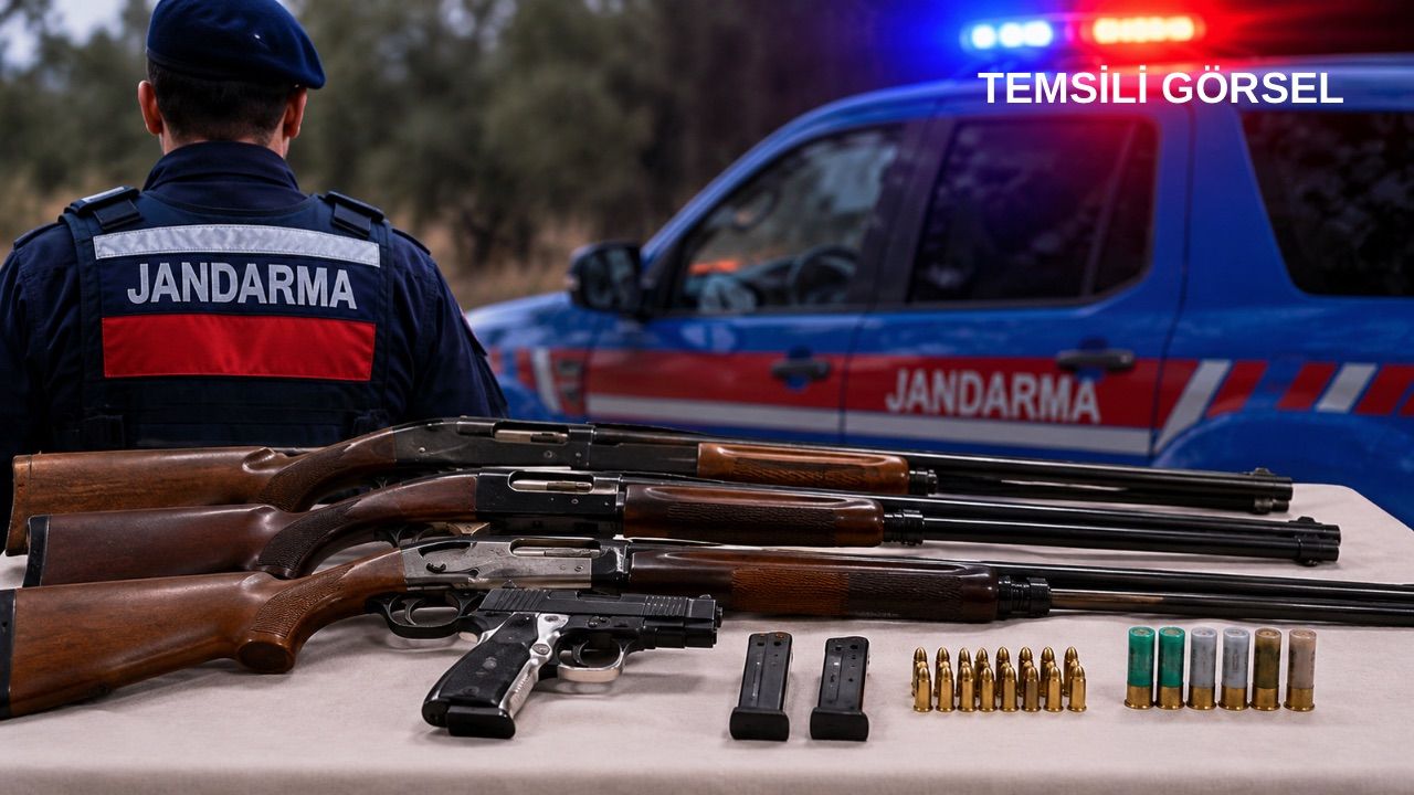 Kastamonu’da ruhsatsız silah operasyonu