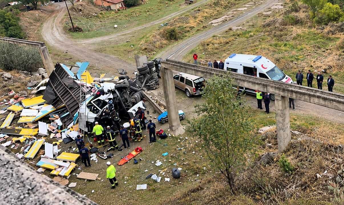 Kastamonu'da dehşet veren olay: Köprüden uçtu!