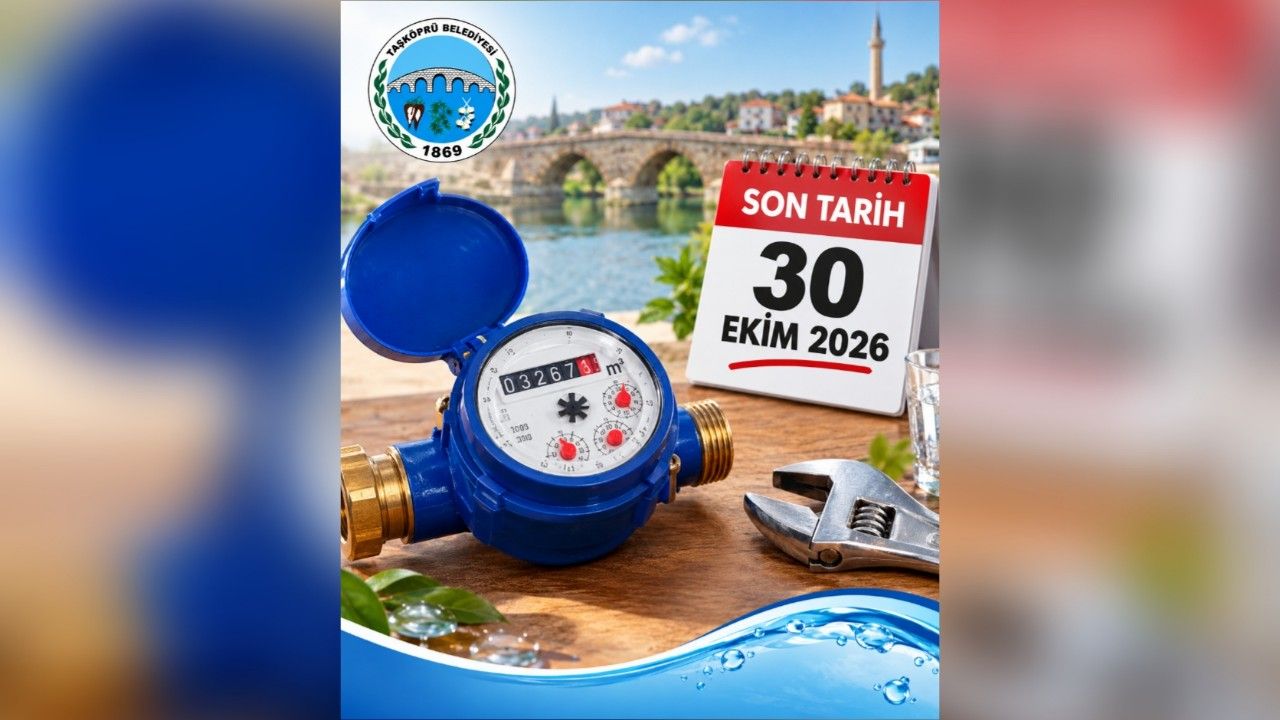 Taşköprü Belediyesinden su sayacı uyarısı: Son gün 30 Ekim