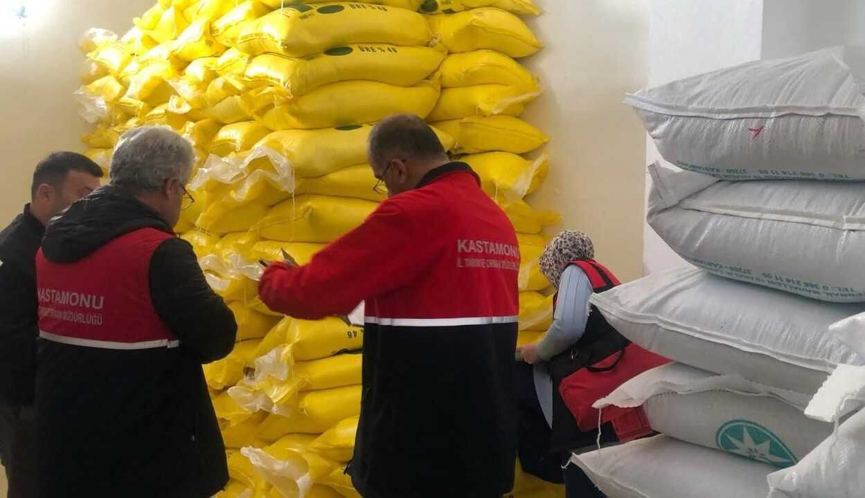Kastamonu’da gübre ve tohum bayilerine denetim