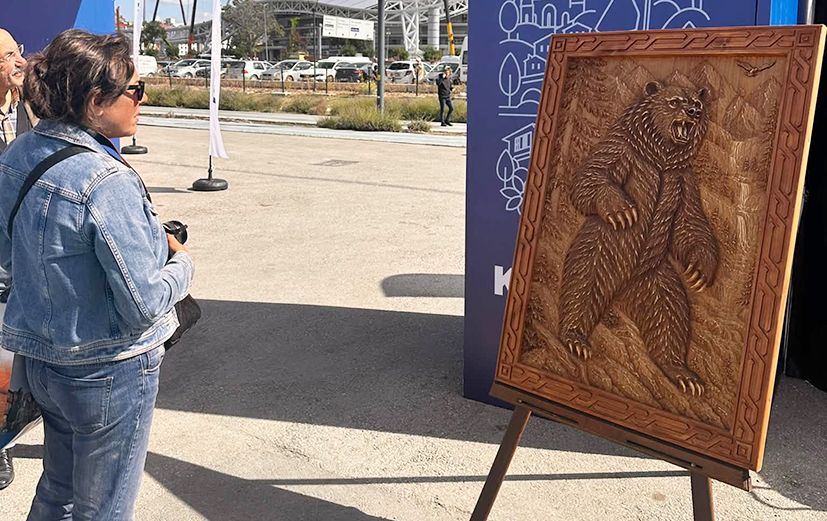 Kastamonu Günleri’nde ahşap ayı tablosu dikkat çekti