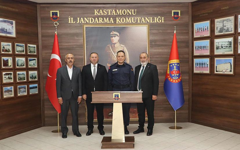 Başkanlardan Kastamonu’nun yeni komutanına ‘hayırlı olsun’ ziyareti