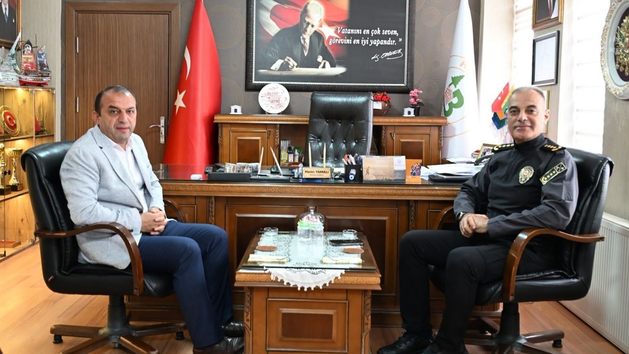 İl Emniyet Müdürü Taş'tan Başkan Yamalı'ya ziyaret