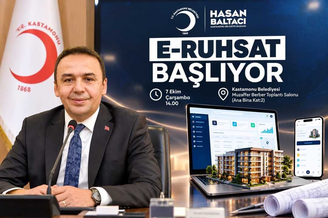 Kastamonu’da E-Ruhsat dönemi başlıyor