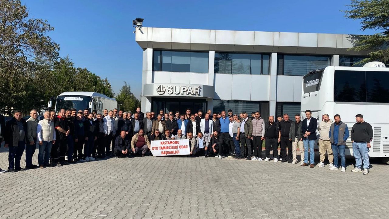Kastamonu Oto Tamircileri, Konya’da fabrikaları ziyaret etti