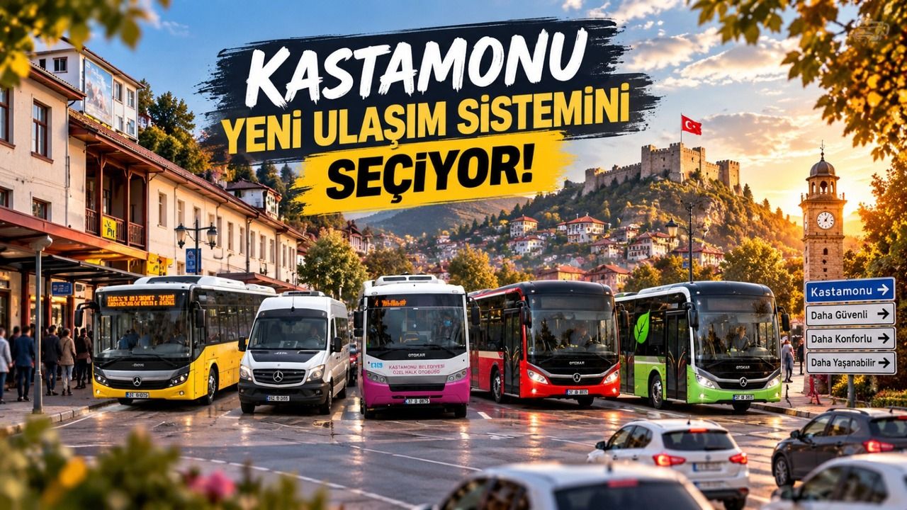 ‘Kastamonu’ yeni ulaşım sistemini seçiyor!
