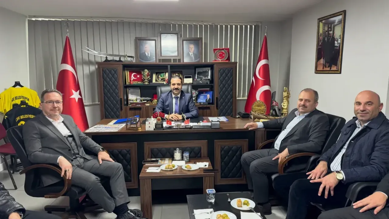 Kastamonu’da AK Parti’den MHP’ye hayırlı olsun ziyareti