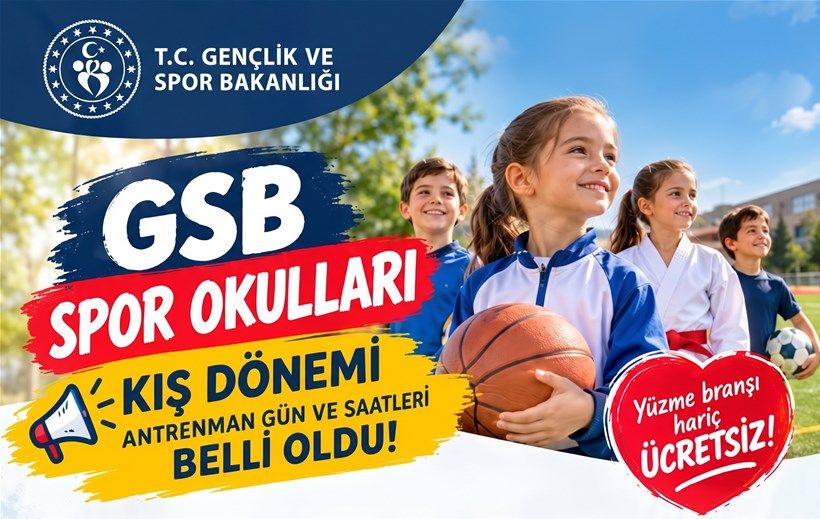 GSB Spor Okulları’nda kış dönemi başlıyor!