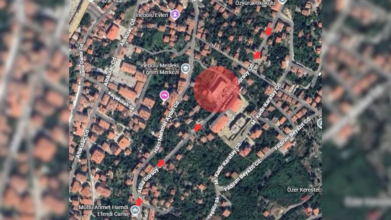 O ilçedeki yol trafiğe kapanacak