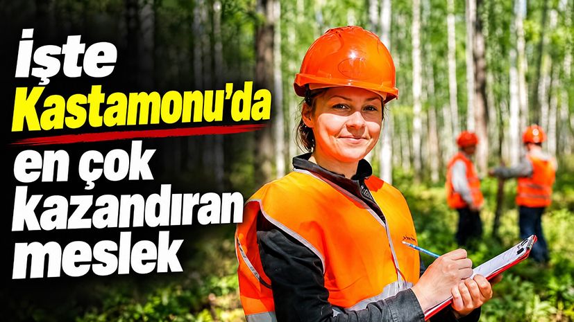 İşte Kastamonu'da en çok kazandıran meslek