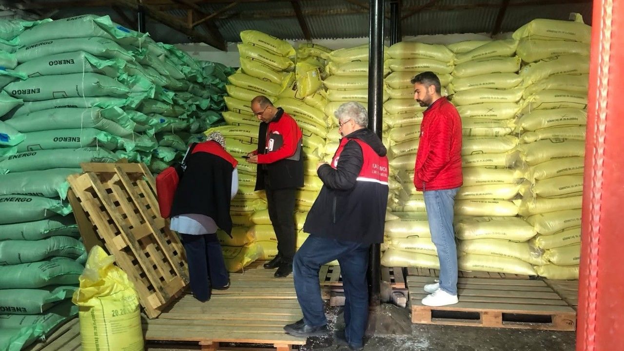 Kastamonu’da gübre ve tohum bayileri denetlendi