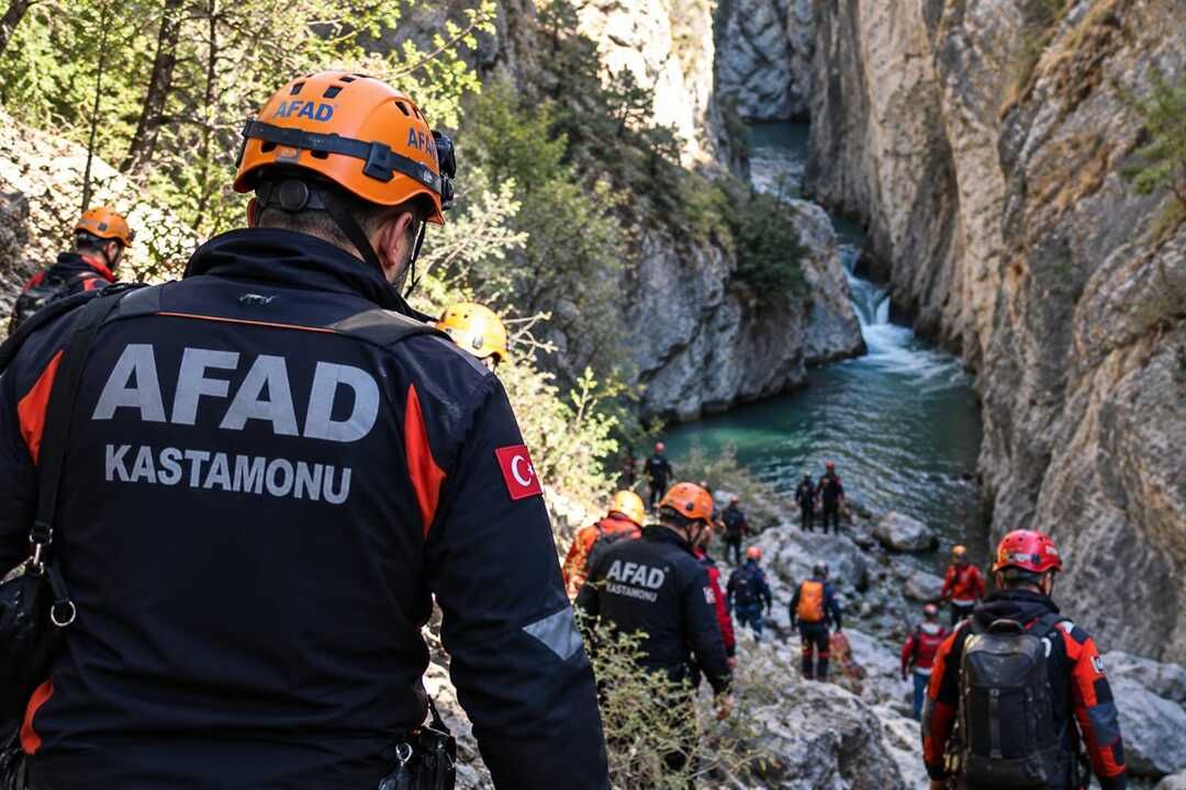 Kastamonu AFAD, acı olayın yaşandığı kanyondaydı!